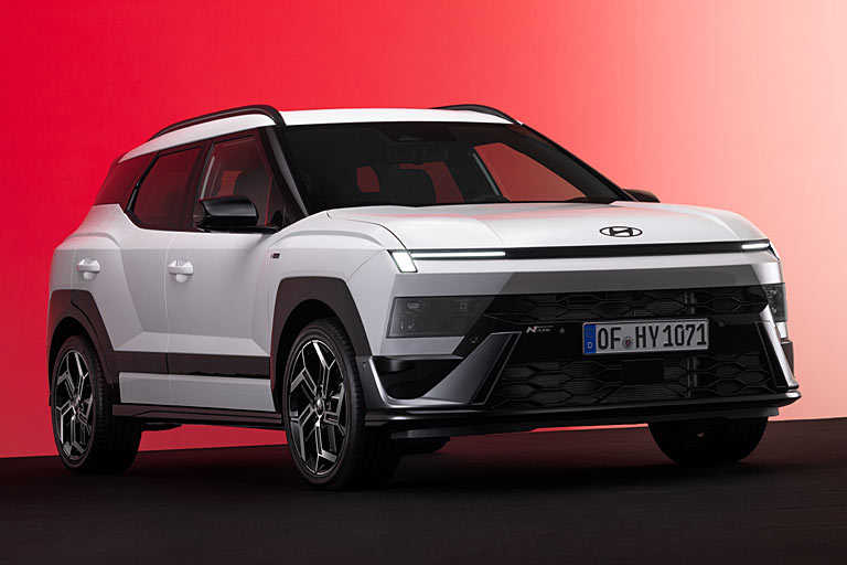 Gestatten, Hyundai Bayon, zweite Generation, 2027. SUV statt Crossover: Das B-Segment-Modell leistet sich einen völlig neuen Auftritt inklusive gewachsener Länge, Breite und Höhe