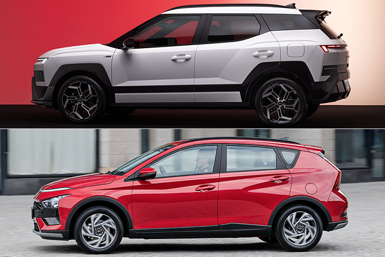 Vom hässlichen Entlein oder wenigstens der grauen Maus zum modernen SUV: Die beiden Bayon-Generationen haben vor allem den Namen gemeinsam, optisch trennen sie Welten