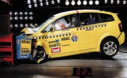 Gute Noten im ADAC-Crashtest: Der neue Audi A2; Bild: ADAC