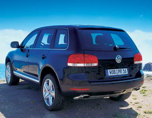 Gro und bullig, aber doch elegant: VW Touareg