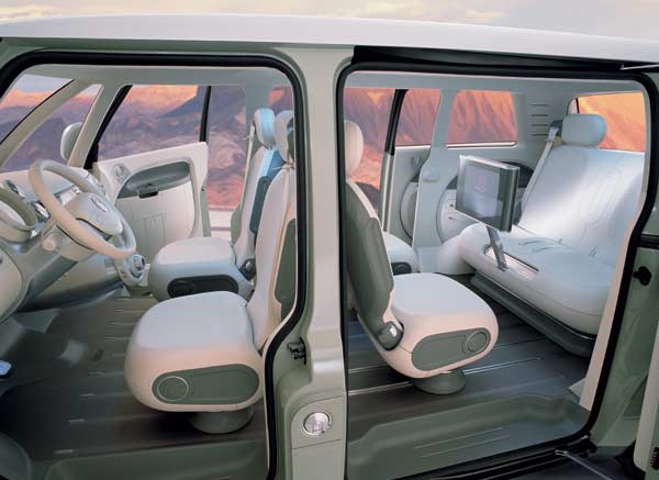 Microbus-Designstudie: Neues Designkonzept auch im Interieur