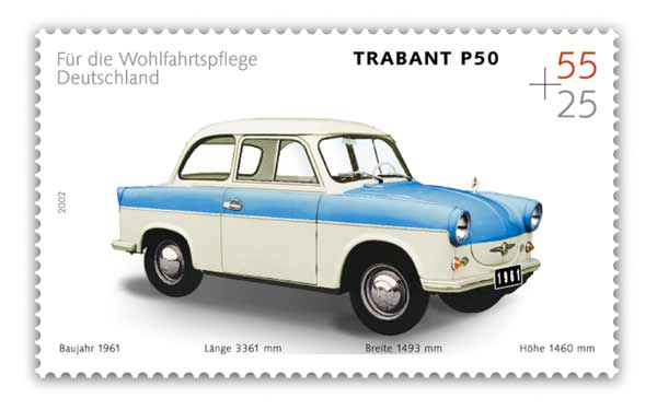 Aus dem seinerzeit anderen Teil Deutschlands: Trabant P50