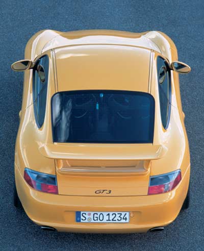 Auch aus ungewhnlicher Perspektive macht sich der 911er gut