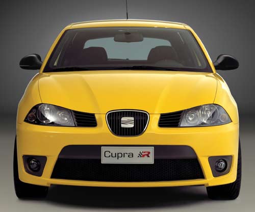 Bullige, sportliche Erscheinung, aber unlackierte Auenspiegelgehuse: Prototyp des neuen Seat Ibiza Cupra R
