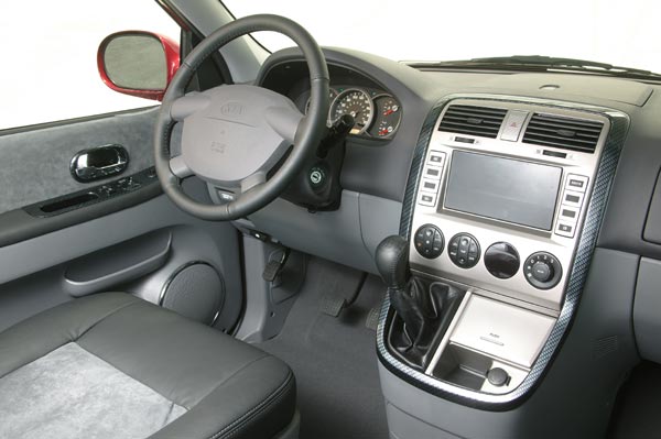 Blick ins Interieur des KIA Carnival 