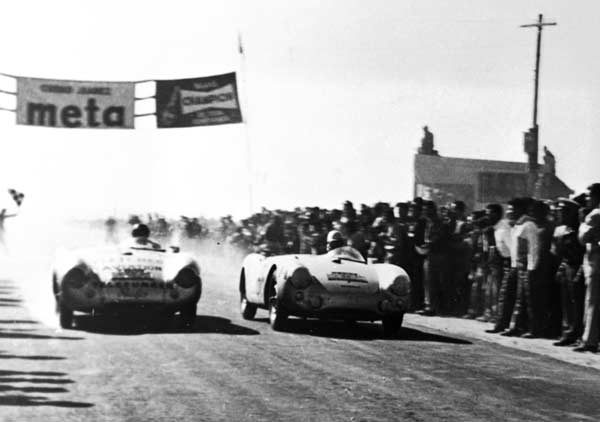 Rckblick: Porsche mit dem 550 Spyder bei der Panamericana 1954