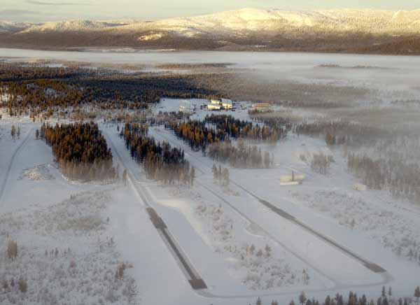 Gleichbleibend kalt, aber schön: Bosch-Testzentrum auf Vaitoudden
