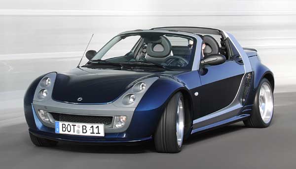 Serienmig wird es den Smart Roadster BRABUS nur in Schwarz oder Silber geben, und »