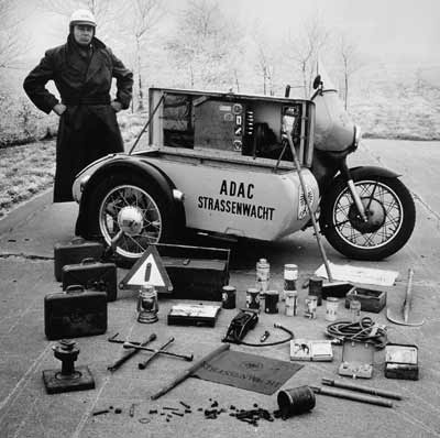 Ein Helfer der ersten Stunde mit seiner Ausr�stung