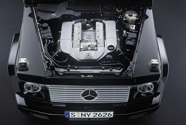 2,5 Tonnen in 5,6 Sekunden auf Tempo 100: Herzstck ist das 476 PS starke V8-Kompressortriebwerk von AMG