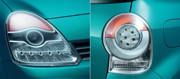 Aufwändig modellierte Leuchteinheiten kennzeichen den Modus