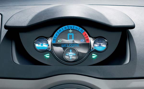 Die LCD-Instrumentierung ist nur ein Gag für das Konzeptauto