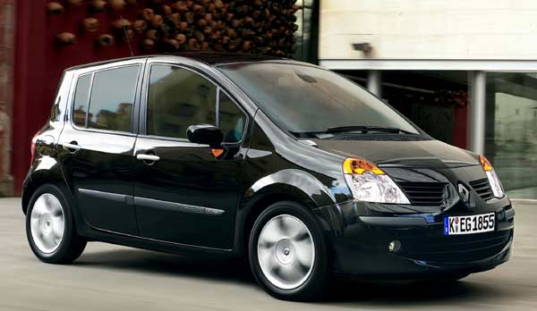 Auch in schwarz ansehnlich: Renault Modus
