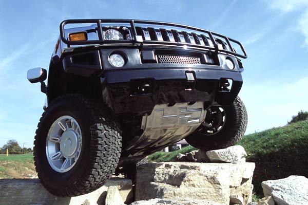Klettern fast wie ein Unimog: Der Hummer wurde ursprnglich fr das Militr konstruiert
