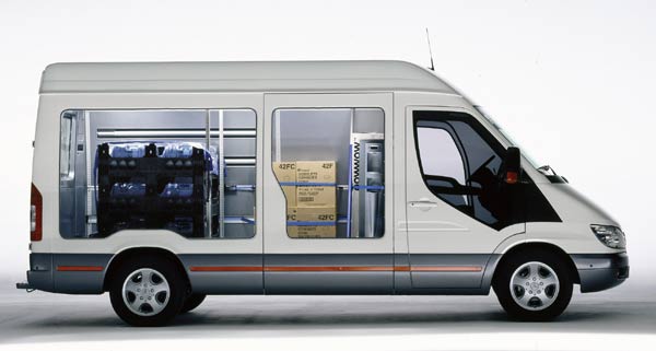 Die Montage zeigt das ausgeklügelte System zur Ladungssicherung