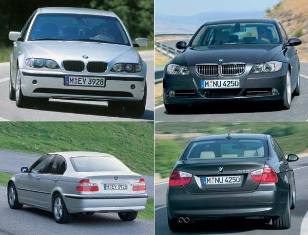 Zeichen der Zeit: BMW 3er alt (E46) und neu (E90) im Vergleich