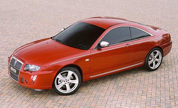 Konzeptstudie zum 100jhrigen Bestehen: Das Rover 75 Coup wirkt im Design durchaus gelungen