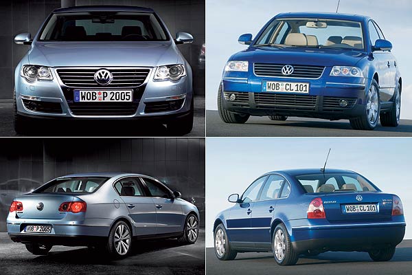 Passat IV und V im Vergleich. Das auslaufende Modell war schlichter, aber auch ruhiger und zeitloser