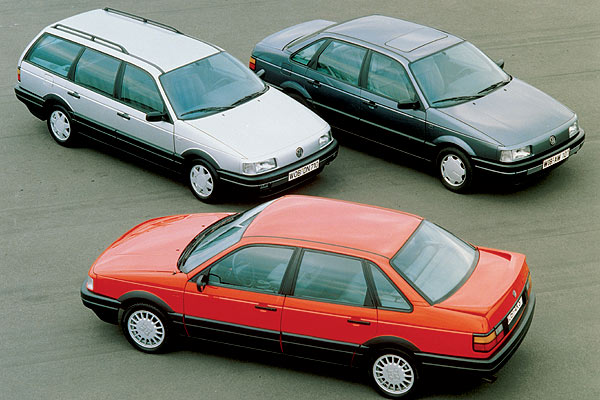 Rckblende: Passat-Varianten der dritten Generation, vor dem Facelift