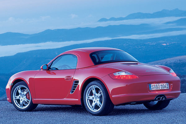 Eine preislich attraktive Alternative zum Cayman ist ein Boxster mit zustzlichem Hardtop