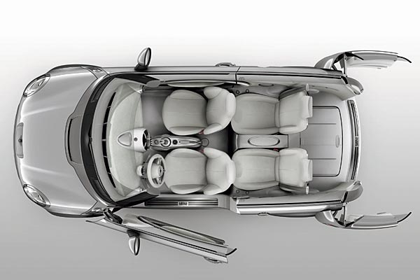 Praktisch: Alle vier T�ren verf�gen �ber eine Parallelogramm-Kinematik