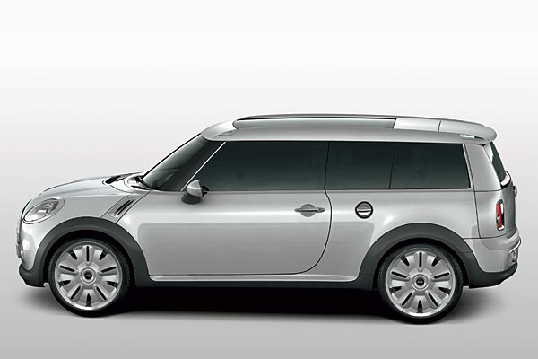 Die Studie verf�gt auch �ber ein Glasdach. Auff�lliges Detail: Nur noch ein Scheibenwischer