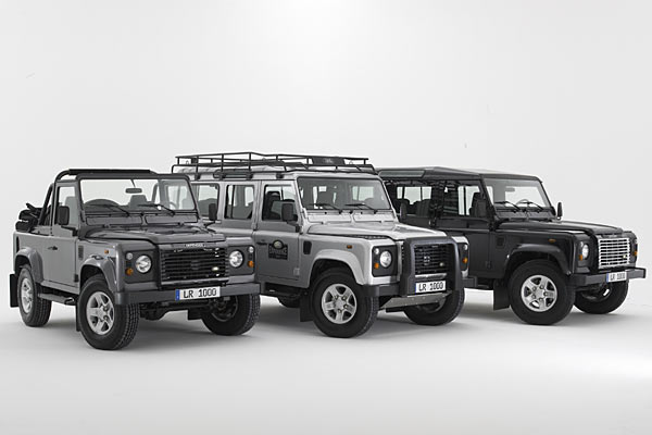 Die Defender-Sondermodelle: »Cabriolet Two«, «Experience 2006« und »Style«