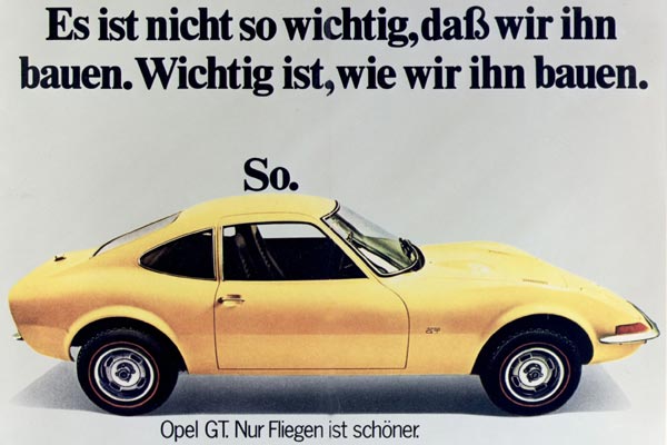 »Nur Fliegen ist schner«: Der Ur-GT wurde zwischen 1968 und 1973 gebaut