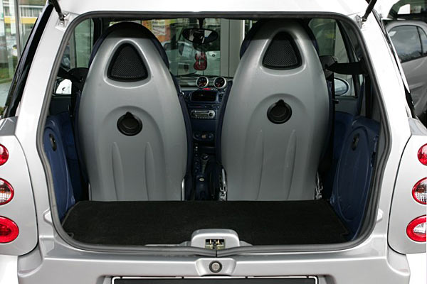 Blick ins verlngerte Ladeabteil