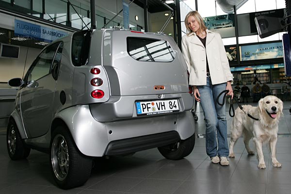 Auch eine Variante ohne Heckscheibe ist erhltlich. Der Anbausatz passt auf alle Fortwo Coup