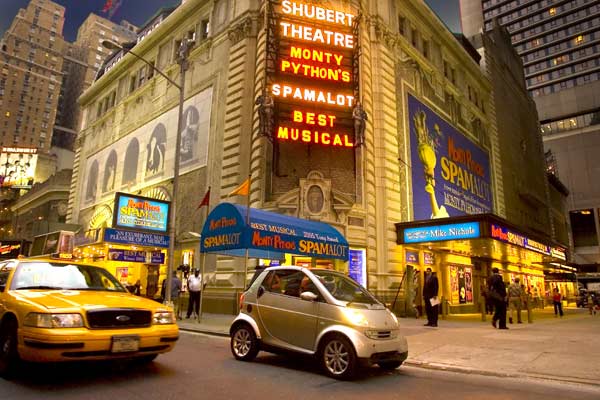 Auf Stippvisite am Shubert Theatre