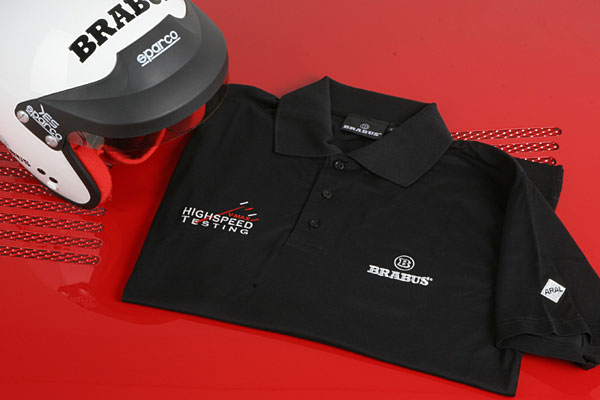 Das Brabus-Poloshirt »Special Highspeed Testing Edition« ist fr 75 Euro zu haben
