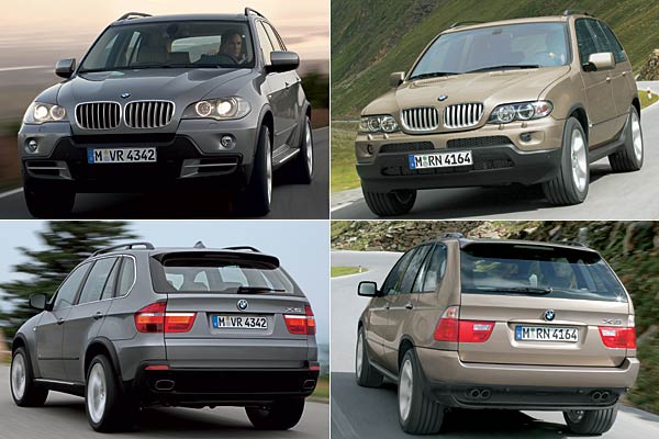 Alt und neu im Vergleich: Evolution statt Revolution muss kein Nachteil sein. 580.000 X5 der ersten Generation hat BMW seit 1999 verkauft