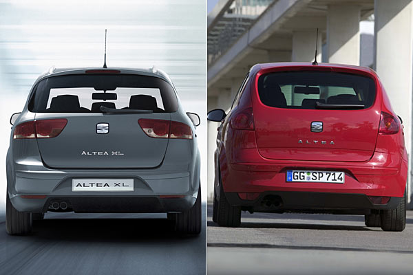 »Form follows function«: Keine berraschung – der normale Altea ist das schnere Auto