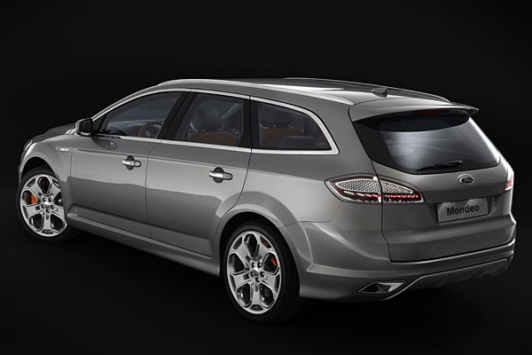 Der Dachkantenspoiler dürfte noch etwas schrumpfen oder jenen einer späteren &raquo;ST&laquo;-Variante vorwegnehmen