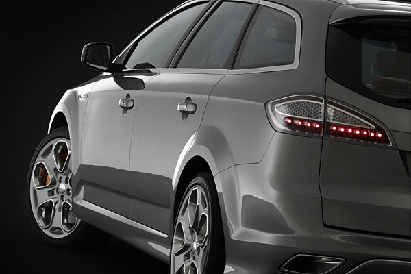 Rädergröße und Lackierung der Bremssättel sind ebenfalls Studien-spezifisch