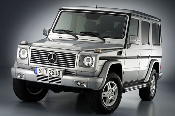 Forever young: Auch im 28. Jahr spendiert Mercedes der G-Klasse wieder eine Modellpflege. Die Front bleibt davon unberhrt, whrend es »