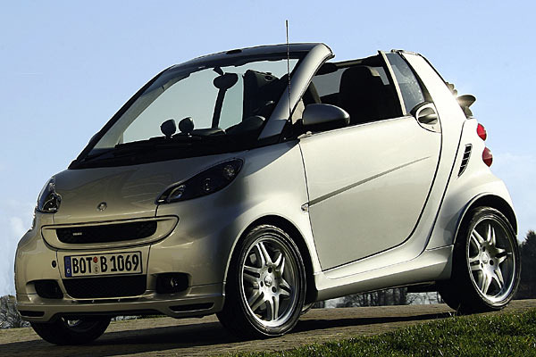 Premiere auf dem Genfer Salon im Mrz, Markteinfhrung Ende 2007: Smart Fortwo Brabus