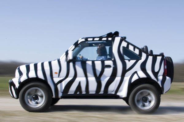 Mit diesem Auendesign ist Aufflligkeit stets garantiert