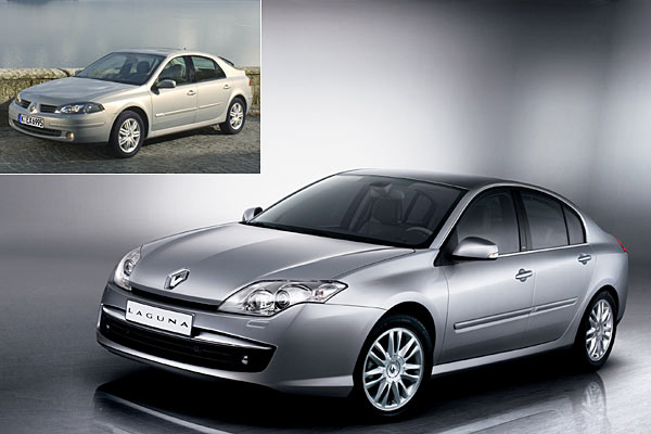 Neu und alt im Vergleich: Der neue Laguna ist das modernere Auto, aber kein Quantensprung im Design