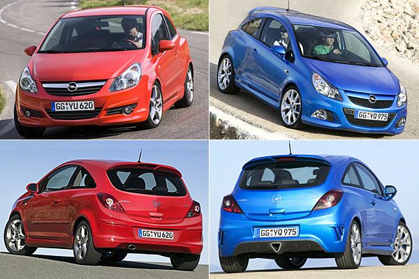 Zum Vergleich: Der OPC (blau) trgt deutlich dicker auf als der GSi