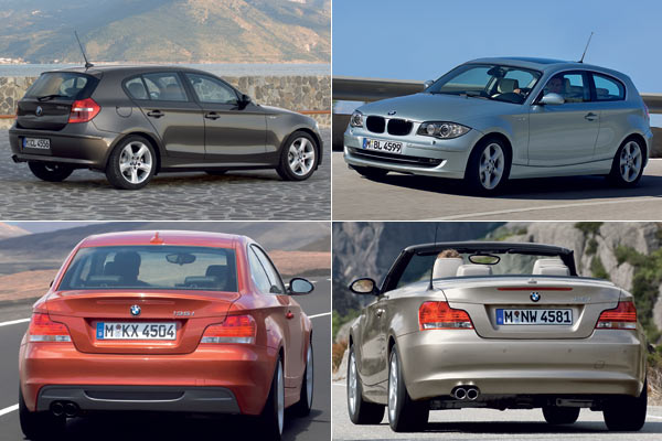 Fünftürer, Dreitürer, Coupé und Cabriolet: Die BMW 1er-Reihe ist zur Familie geworden
