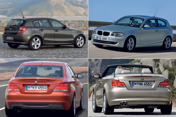 Fnftrer, Dreitrer, Coup  und Cabriolet: Die BMW 1er-Reihe ist zur Familie geworden