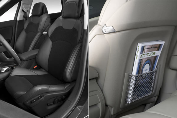 Als Extra gibt es elektrische Sitze mit Massagefunktion und der Mglichkeit, den oberen Teil der Lehne separat zu verstellen. Das Gesthl wirkt massig