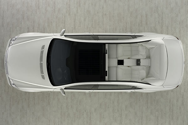 Das hintere Dachmodul entfllt, die Seitenwnde bleiben (verstrkt) bestehen