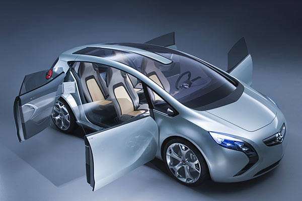 Das &raquo;FlexDoor&laquo;-Konzept war am Flextreme ebenfalls zu sehen, allerdings ohne B-S�ule