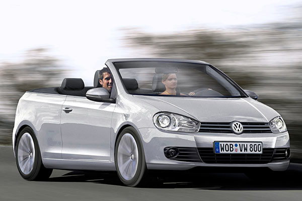 Die dritte Generation des Golf Cabrio kommt auf Basis des Golf VI im Frhjahr 2010