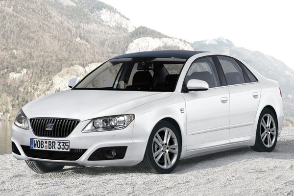 Auf Basis des alten Audi A4 kommt 2009 der Seat Exeo. Front und Heck werden markentypisch umgestaltet, die Seitenlinie bleibt fast unverndert bestehen