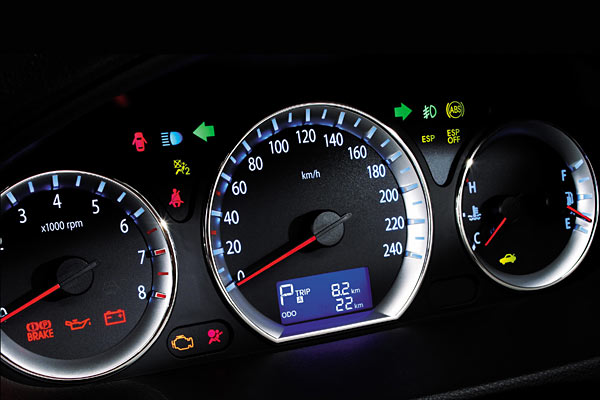 Die neue Instrumentierung ist klar ablesbar, verfgt aber nur ber ein Mini-Display