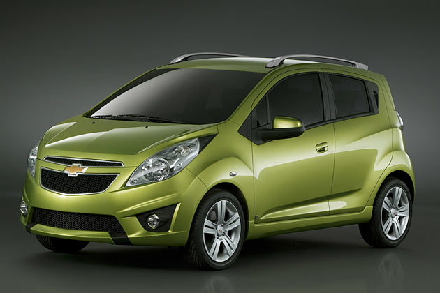 Der neue Chevrolet Spark feiert im Mrz 2009 Messe-Premiere, kommt aber erst Anfang 2010 auf den Markt. Sein Design wirkt auffllig, aber durchaus gelungen